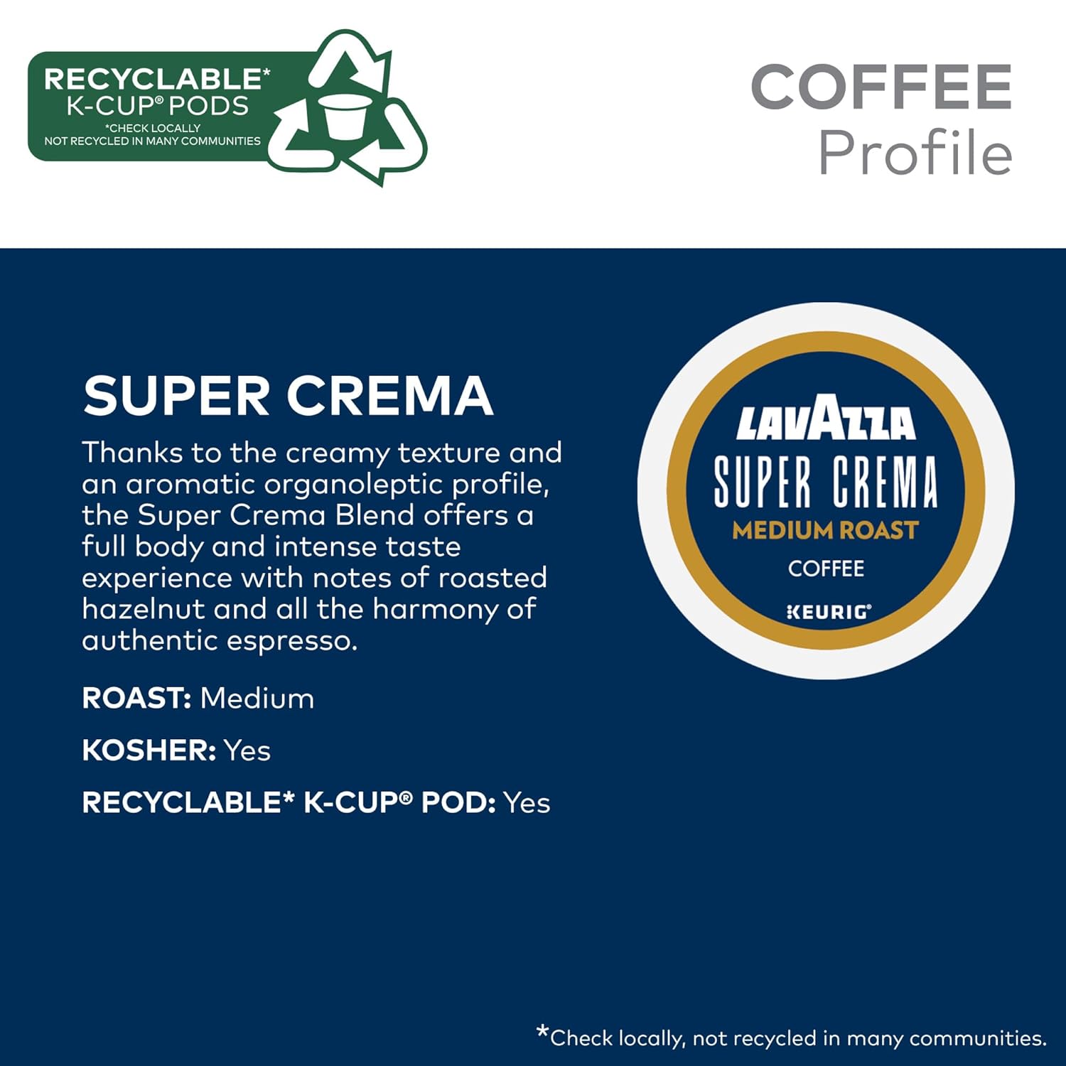Lavazza Favorites Collection Variety Pack, Single Serve Keurig® K-Cup® Pods, Light and Medium Roast Coffees, 64-Count Box