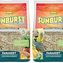 Higgins 2 Pack of Sunburst Gourmet Blend Parakeet Food, 2 Pounds Each, with Protein Egg Food