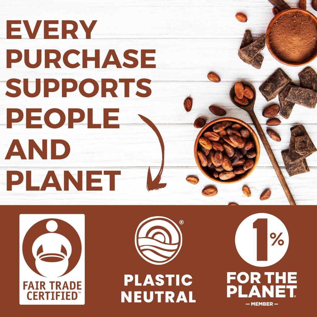 Cocoa Powder (8 oz) Dutch Processed Cocoa Powder, Unsweetened, Extra Rich Cocoa Flavor, 22-24% Fat, Premium Culinary Grade, Non-GMO Sourced, Fair Trade Certified, Perfect Cocoa for Baking and Cooking
