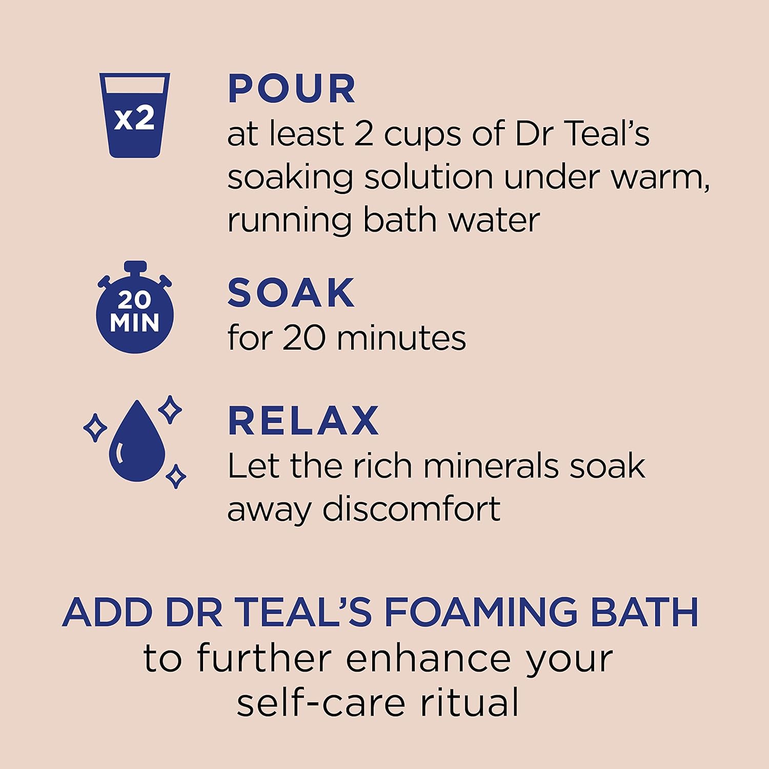 Dr Teal's Epsom Salt Magnesium Soak, Soften & Moisturize with Shea Butter & Almond Oil, 3 lbs