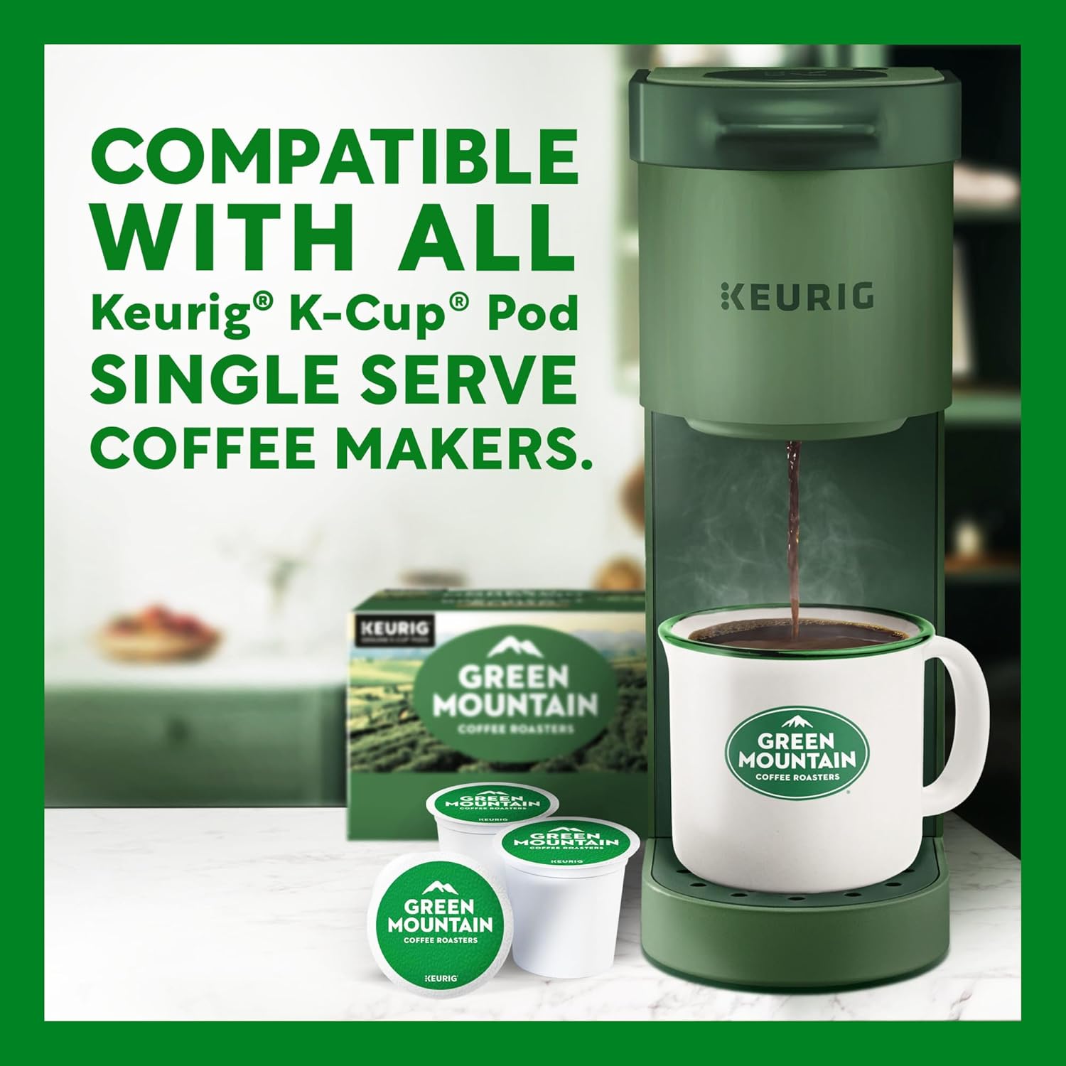 Green Mountain Coffee Roasters Nantucket Blend Keurig Single-Serve K-Cup Pods, Medium Roast Coffee, 96 Count