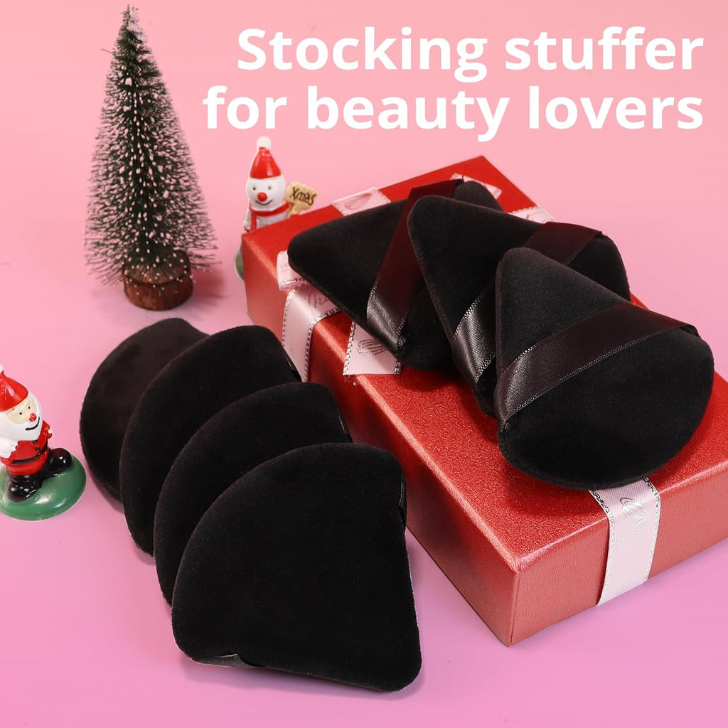BEAKEY 12pcs Triangle Powder Puffs for Loose Powder & Foundation Makeup