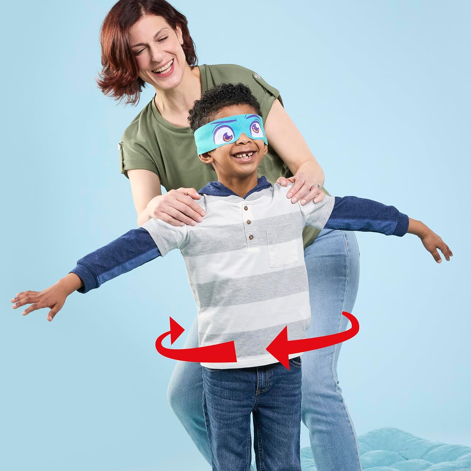 Hasbro Gaming Don't Step in It! Preschool Game I Blindfolded, Poop Party Game | Spinner with 8 Fun Animal Moves | Ages 4+| 1+ Players I Funny Kids Board Games