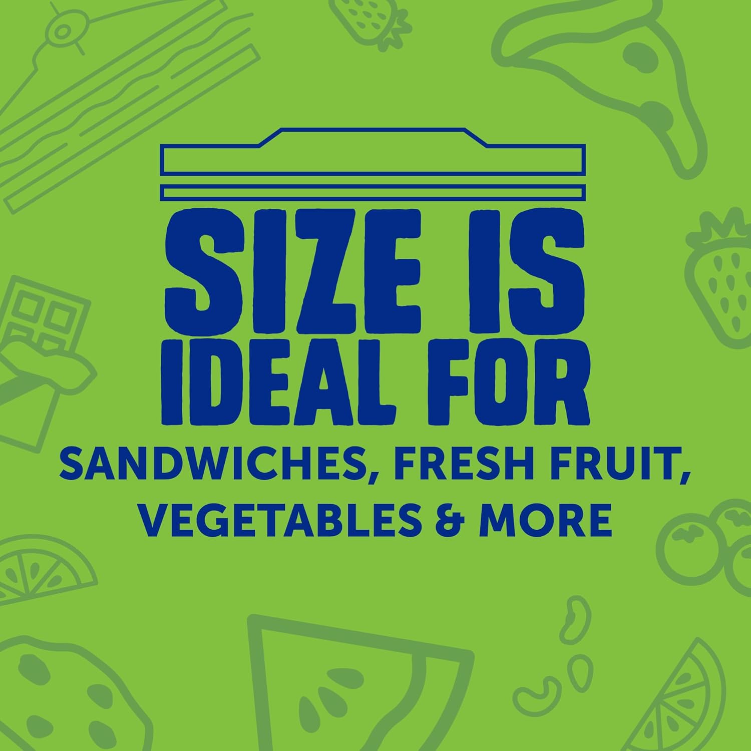 Ziploc XL Sandwich and Snack Bags with EasyGuide Texture, Plastic Storage Bags with Grip 'n Seal Technology, 90 Bags Total