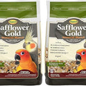 Higgins 2 Pack of Safflower Gold Natural Blend Conure and Cockatiel Food, 3 Pounds Each