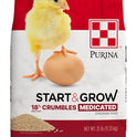 Purina Start & Grow | Nutritionally Complete Medicated Chick Feed Crumbles | 25 Pound (25 lb.) Bag