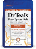 Dr Teal's Epsom Salt Magnesium Soak, Soothe & Comfort with Oat Milk & Argan Oil, 3 lbs
