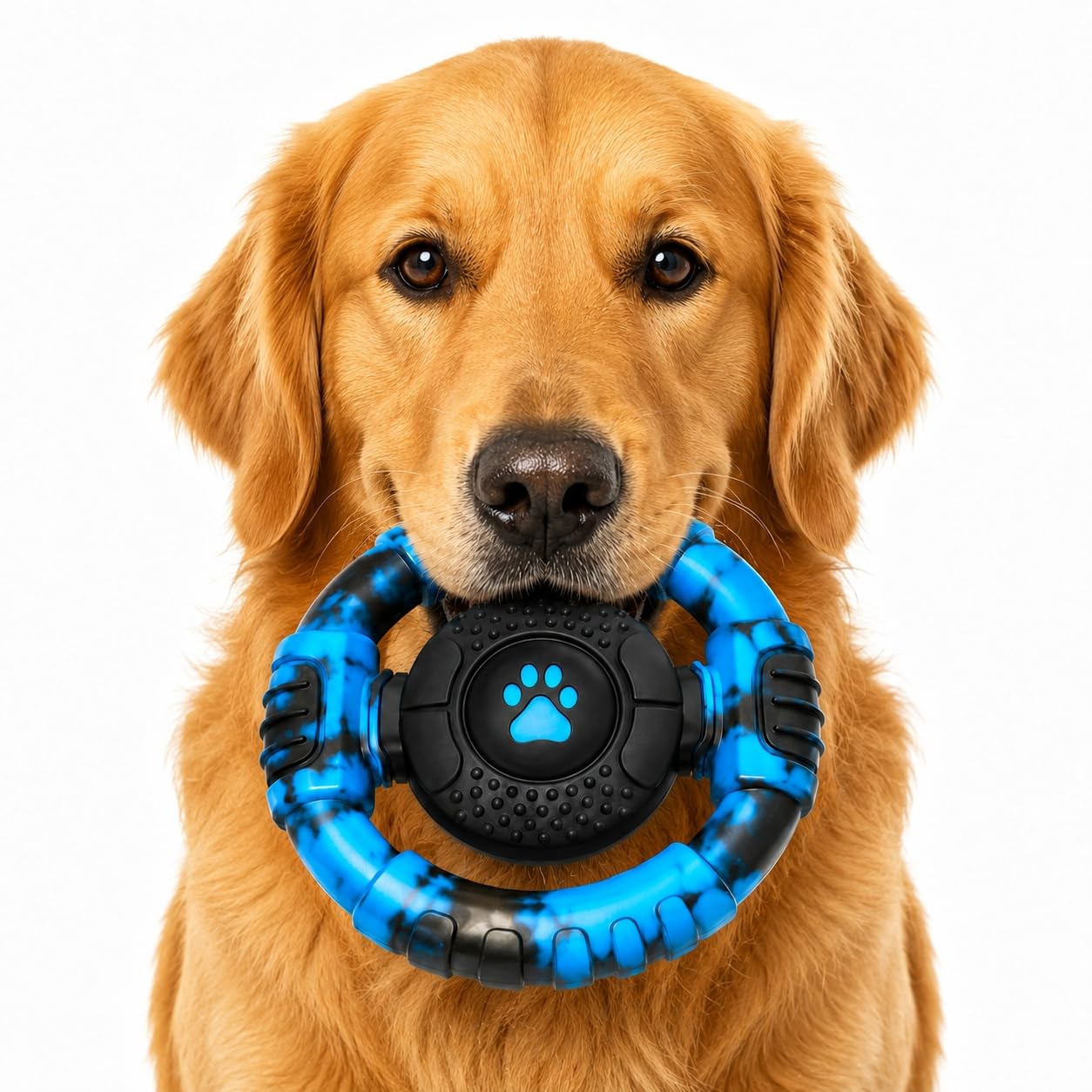 Pamlulu Tough Dog Toys for Aggressive Chewers, Indestructible Dog Toy for Large Dogs, Nylon Chew Toys for Medium Large Breed, Interactive Dog Toys to Keep Them Busy, Dog Birthday
