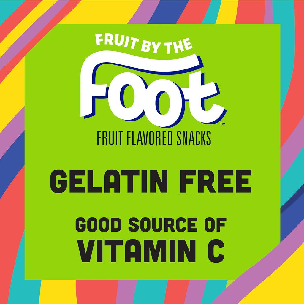 Fruit By The Foot Fruit Flavored Snacks, Valentine's Day, Berry Tie-Dye and Strawberry Tie-Dye, 18 Rolls, 13.5 oz