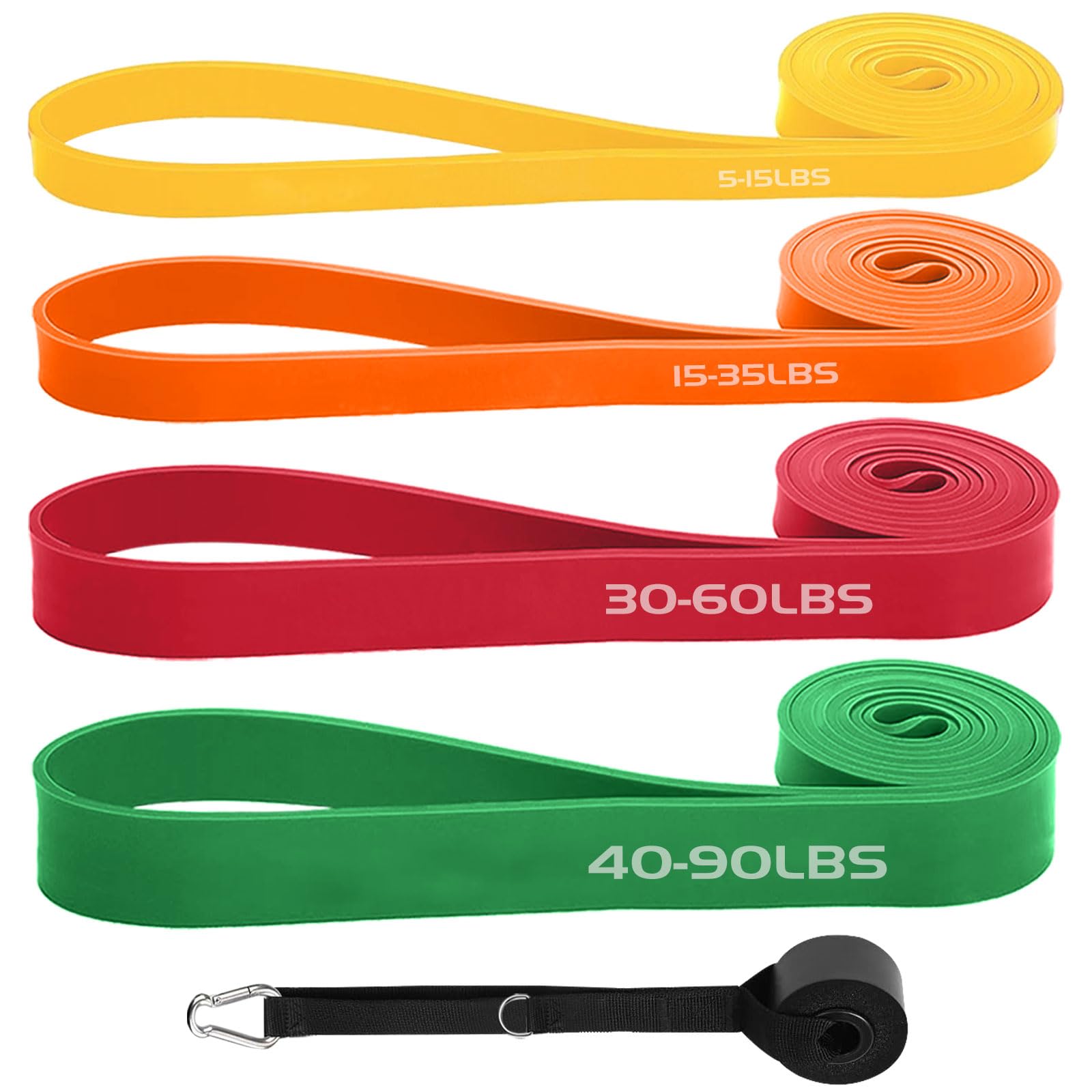 Exercise Bands Resistance Bands for Working Out,Pull Up Bands Set,at Home Workout Equipment,Workout Bands for Men and Women,Stretch Bands for Exercise