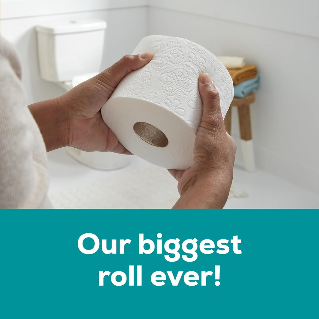 Angel Soft Toilet Paper, 6 Super Mega Rolls = 36 Regular Rolls, Soft and Strong Toilet Tissue