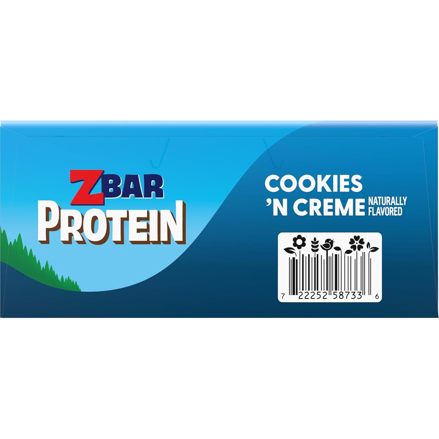 Zbar Protein - Cookies 'N Creme - Crispy Snack Bars - Made with Organic Oats - Non-GMO - 5g Protein - Gluten Free Protein Bars (15 Pack)