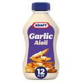 Kraft Mayo Garlic Aioli (12 oz Bottle)