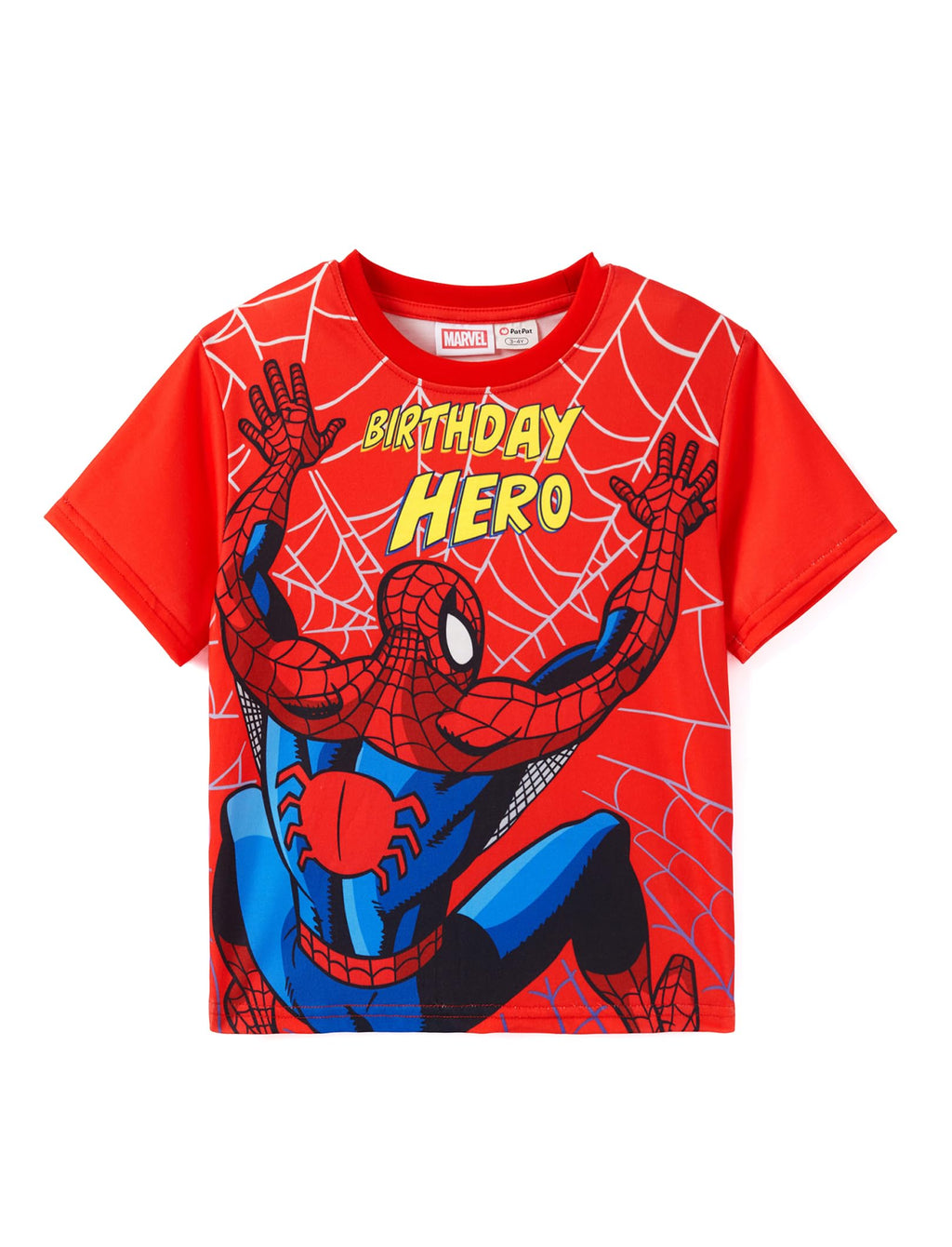 Disney Marvel Birthday Shirt for Boys and Girls 2-9 Years | Cotton Toddler Short Sleeve Graphic Tee | Kids Summer Clothes