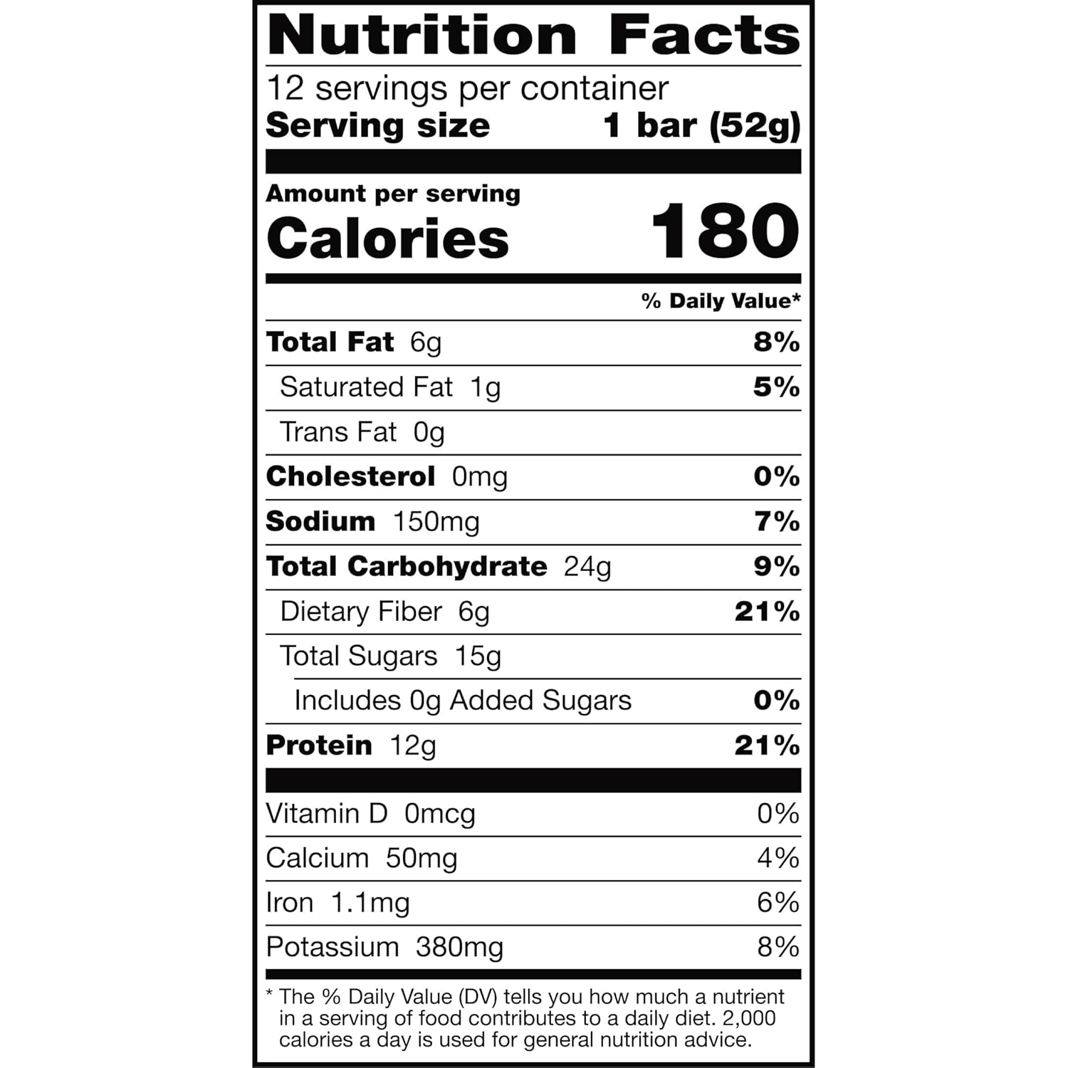 RXBAR Protein Bars, Protein Snack, Snack Bars, Blueberry, 22oz Box (12 Count)