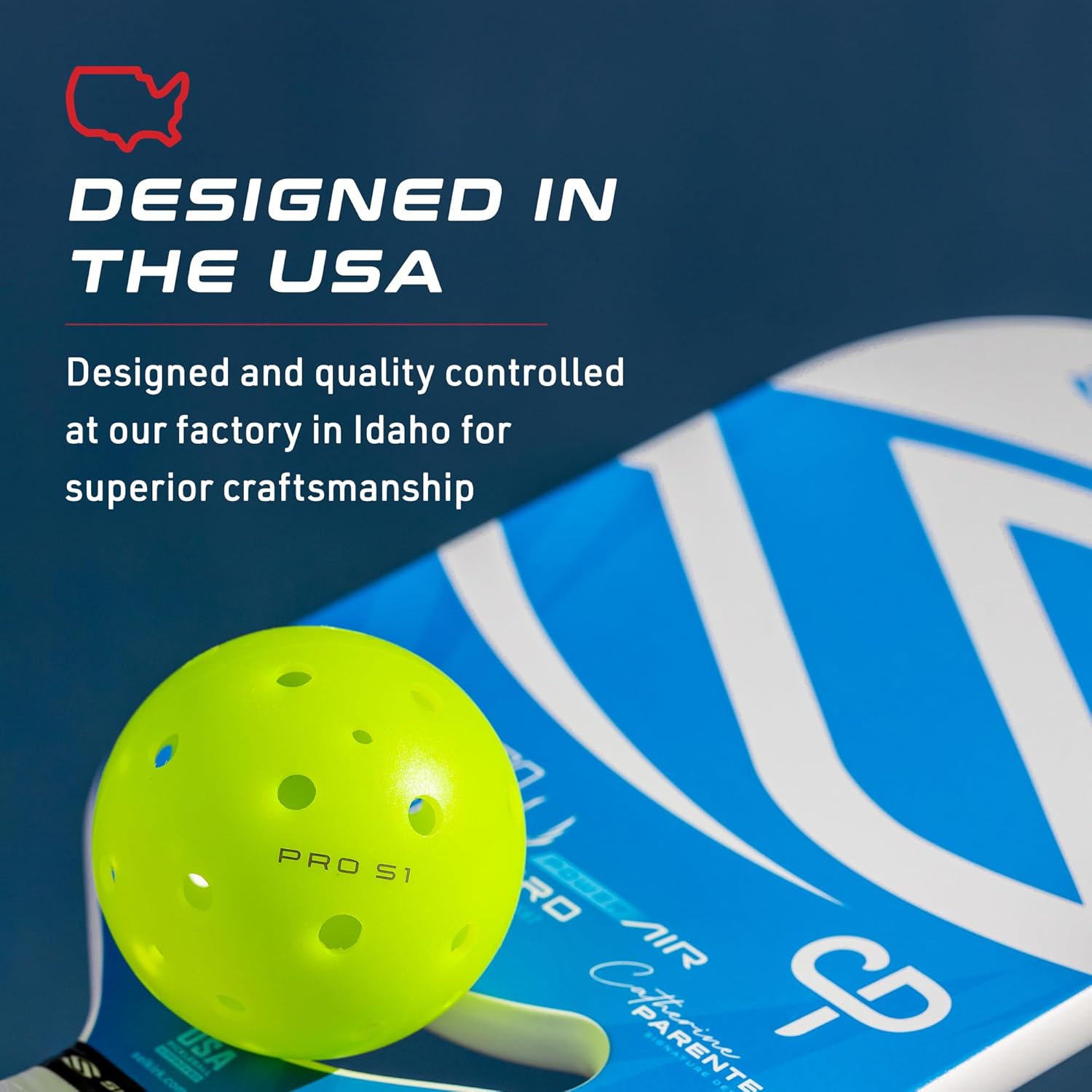 Selkirk Sport Pro S1 Ball | Crack-Resistant | 38 Hole Outdoor Pickleball Balls | USAPA Approved Pickle Ball for Tournament Play | Advanced Aerodynamics |