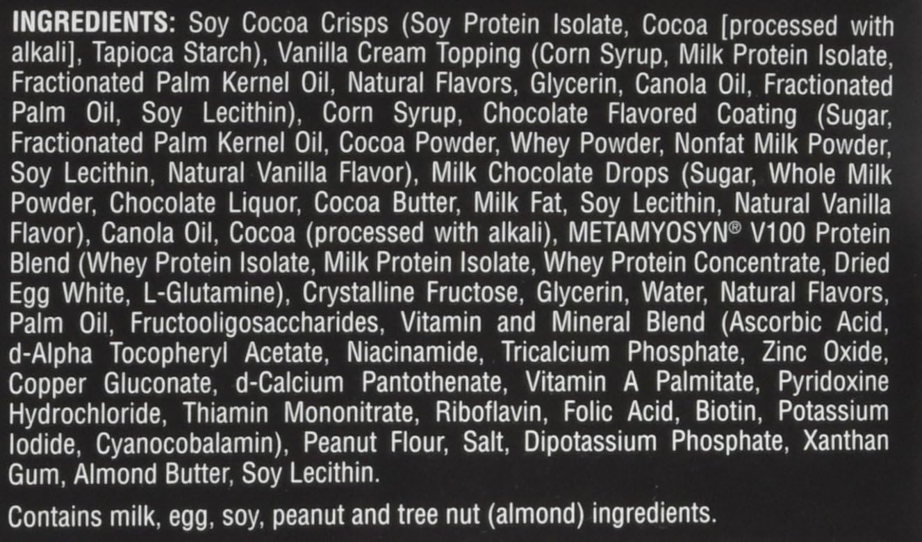 MET-Rx Big 100 Protein Bar, Meal Replacement Bar, 32G Protein, Super Cookie Crunch, 3.52 Oz (Pack of 9)