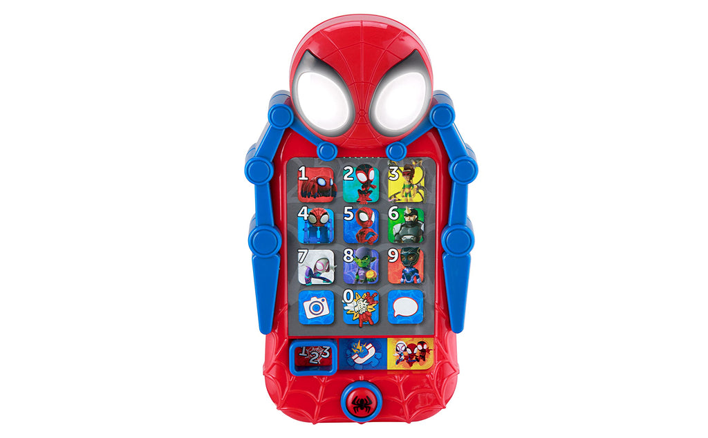 Spidey and His Amazing Friends Toy Phone for Toddler with Built-in Preschool Learning Games, Educational Toys for Toddlers