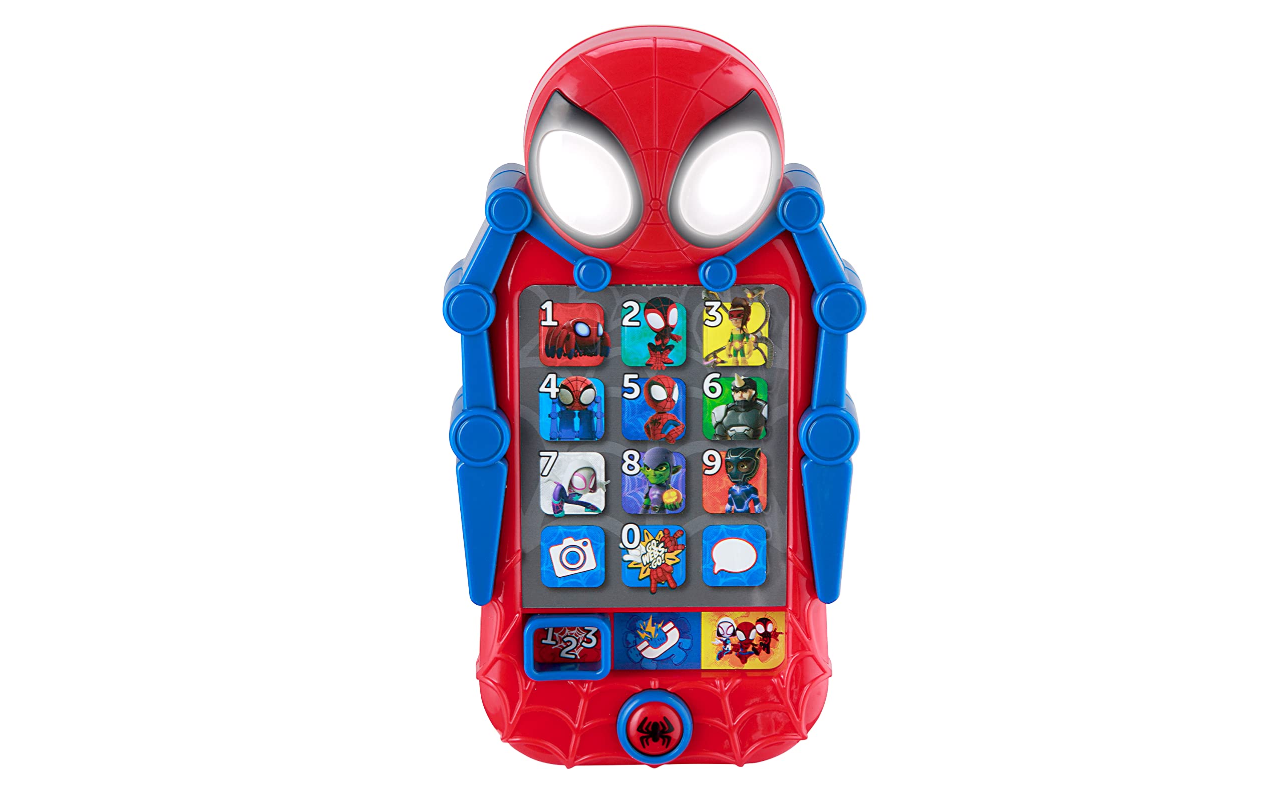 Spidey and His Amazing Friends Toy Phone for Toddler with Built-in Preschool Learning Games, Educational Toys for Toddlers