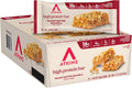 Atkins Peanut Butter Granola High Protein Bar, High Fiber Snack , 16g Protein, 1g Sugar, 4g Net Carb, Protein Snack, 12 Count