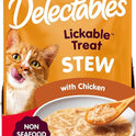 Delectables Non-Seafood Stew Lickable Wet Cat Treats, Chicken, 1.4 oz (Pack of 12)