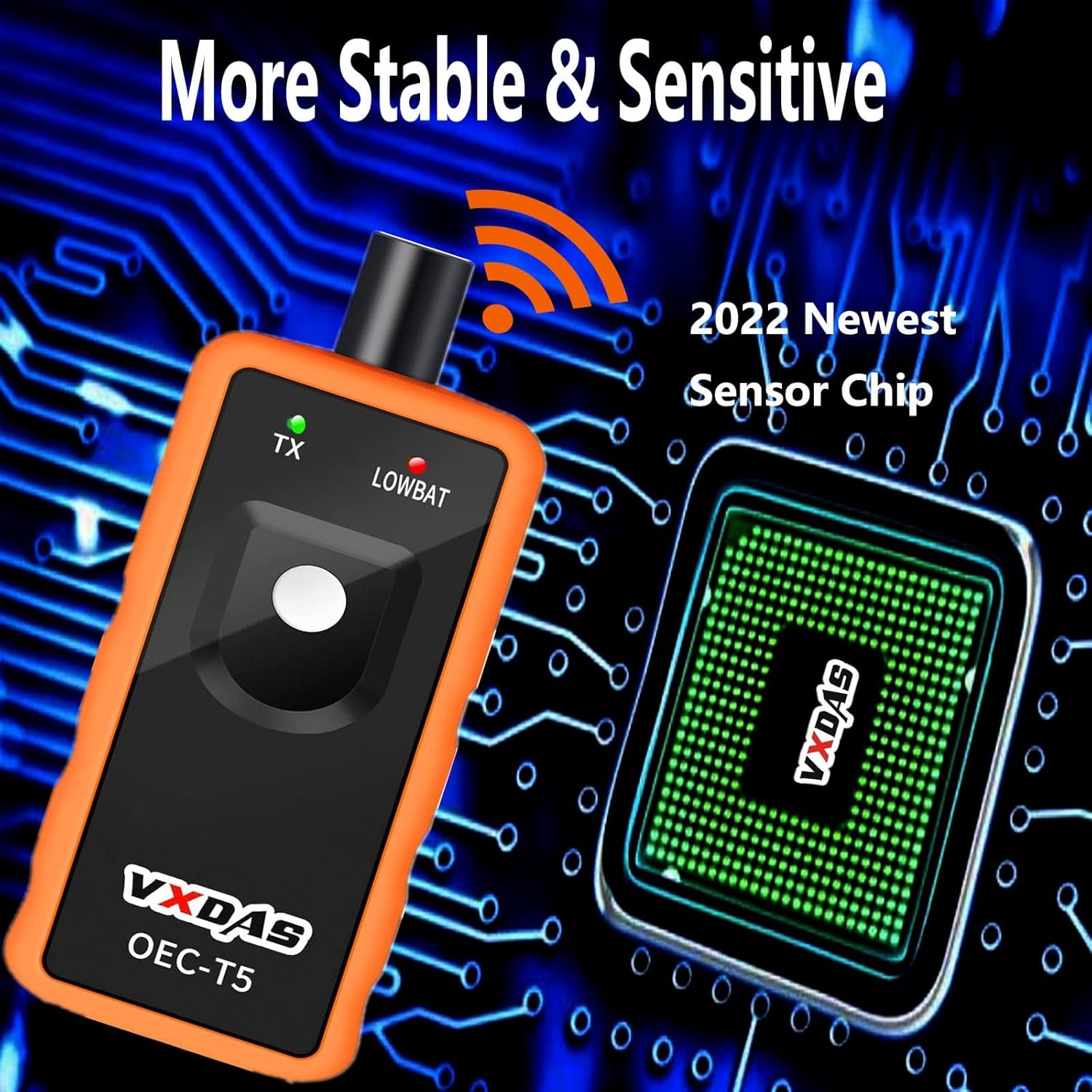 VXDAS TPMS Relearn Tool for GM Tire Sensor TPMS Reset Tool Tire Pressure Monitor system Activation Tool OEC-T5 for GM Buick/Chevy/Cadillac Series Vehicles 2023 Edition