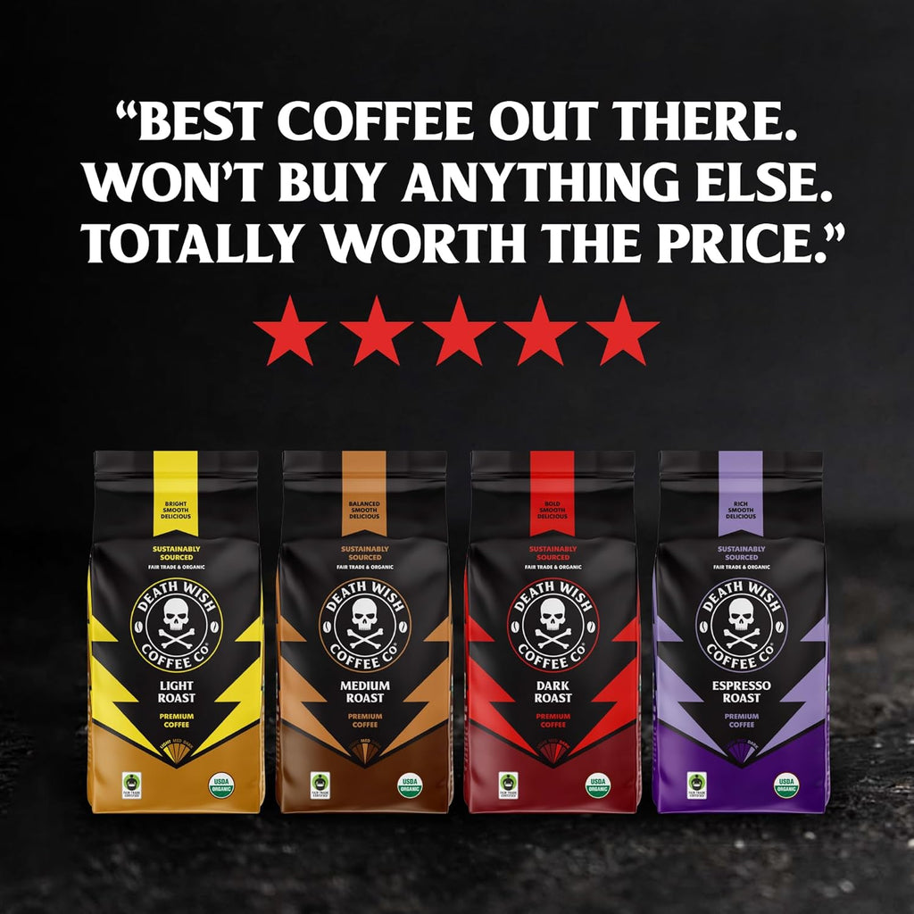 Death Wish Coffee - Dark Roast Single Serve Pods - (50 Count)