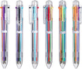 Favide 22 Pack 0.5mm 6-in-1 Multicolor Ballpoint Pen,6-Color Retractable Ballpoint Pens for Office School Supplies Students Children Gift,Kids Party Favors