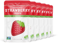 Nature’s Turn Freeze-Dried Strawberry Crisps – Healthy, Gluten-Free, Crispy & Delicious, Plant-Based Snack, Ideal for Cereal, Smoothies, School Lunches, & On-the-Go, Bags of 6 (0.53 oz Each)