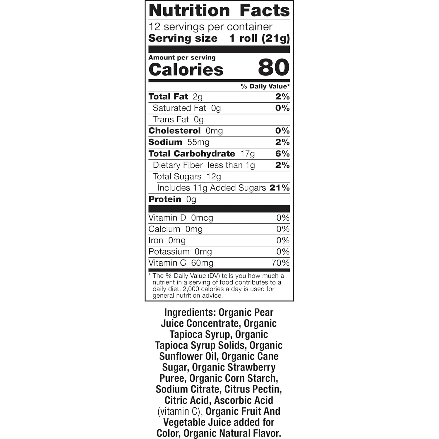 Annie's Organic Fruit Tape, Swirly Strawberry and Bendy Berry, Gluten Free, Variety Pack, 12 Rolls, 9 oz