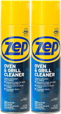 Zep Heavy-Duty Oven and Grill Cleaner - 19 oz (Case of 2) ZUOVGR19 - Dissolves Grease on Contact, on Burners, Grates and Drip Pans