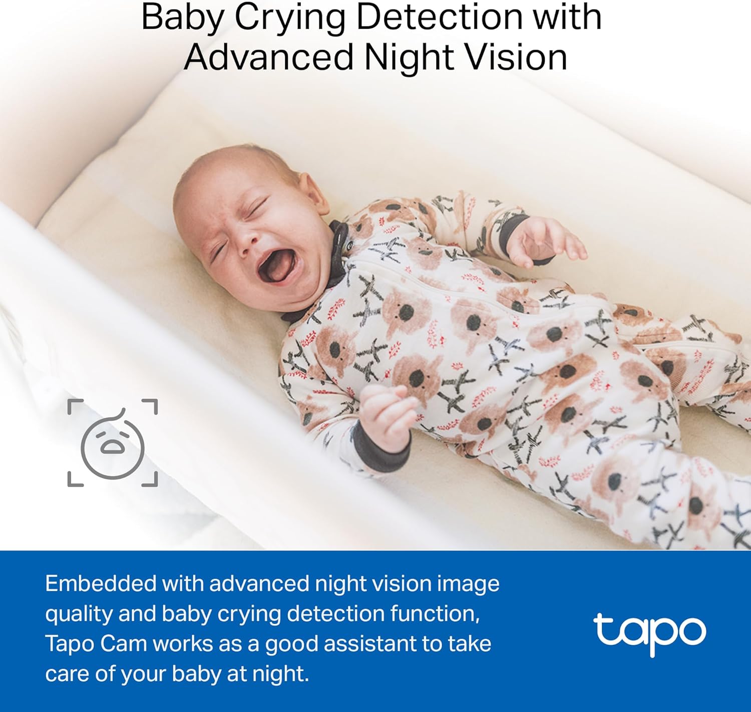 Tapo 1080P Indoor Security Camera for Baby Monitor, Pet Camera w/Motion Detection, 2-Way Audio, Night Vision, Cloud & SD Card Storage, Works w/Alexa & Google Home, Plug-in, C101