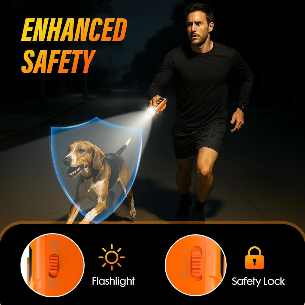 Dog Bark Deterrent Device, 3X Ultrasonic Anti Barking, 6 Training Modes 23 FT Range Barks No More Indoors Outdoors Behavior Correct Safe & Humane Rechargeable Compact Bark Control for Dogs