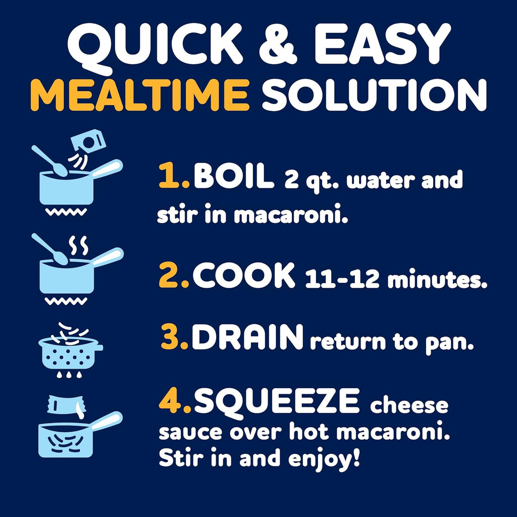 Kraft Deluxe Mac and Cheese, 3 Boxes, for Easy Dinner or Dinner Sides, Original Cheddar Flavor, No Artificial Flavors or Dyes, 14 oz