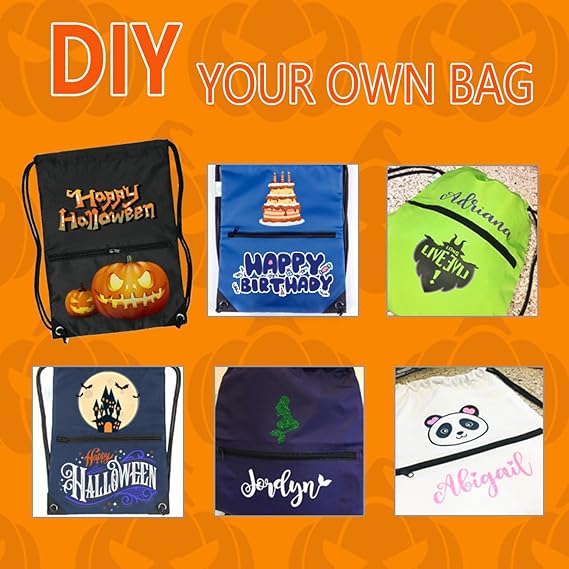 HOLYLUCK Drawstring Backpack Bag Sport Gym Sackpack