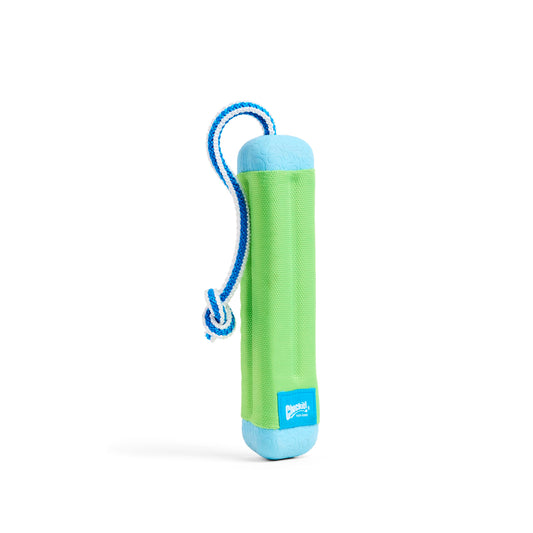Chuckit! Amphibious Bumper Fetch Stick Toy for Dogs - Floats in Water - Interactive Dog Toys to Keep Them Busy - Tough Rubber, Nylon, and Foam - Non-Slip Rope Handle - Size Medium - Assorted Colors