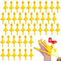 POPLAY 42PCS Flying Chicken Slingshot, Party Favors Treasure Box Toys for Kids, Flicking Rubber Chickens Finger Toys for Birthday Party Activity Gift, Classroom Prizes, Goodie Bag Stuffer