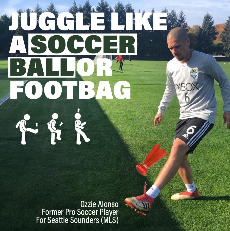 Kickit | The Original Birdie Soccer Trainer | Play Outdoors, Indoors or Backyard, Beach or Tailgate, All Ages Fun & Travel Friendly
