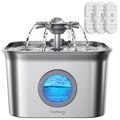 Stainless Steel Cat Water Fountain, 2.8L