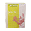 SANSECT Dried Black Soldier Fly Larvae 10LB, High Calcium Chicken Feed – 85X More Calcium, Non-GMO Treats for Chickens, Laying Hens, Ducks, Turkeys, Wild Birds, Turtles