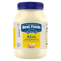 Best Foods Real Mayonnaise Mayo Jar For A Creamy Sandwich Spread or Condiment Gluten-Free, Made With 100% Cage-Free Eggs 30 oz