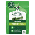 Greenies Veterinarian-Recommended Adult Natural Dental Dog Treats Teenie Size, Dog Dental Chews, Original Flavor, 12 oz. Pack, 43 Count