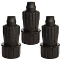 3-Pack 1/2 Inch Drip Irrigation Tubing to Faucet/Garden Hose Adapter - Reusable Connector Fittings for Most Rain Bird, Orbit, Dig, Toro 1/2 or 5/8 Tubing x 3/4" FHT