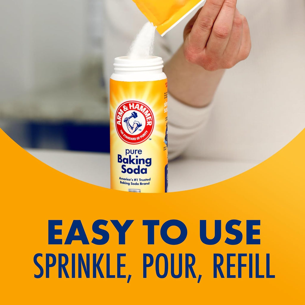 Arm & Hammer Pure Baking Soda Shaker - 12 Oz - (Pack of 6)