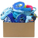 Beiker 20 Pack Puppy Chew Toys - Blue Dog Teething Toys for Puppies, Puppy Teething Rings and Ropes, Rubber Toy Bundle for Small Dogs, Cute Interactive Dog Balls for Small Breed