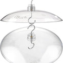 iBorn Baffles for Bird Feeders, 13” Bird Feeder Cover for Rain Guard, Birds Feeders Rain Guard, Full Protection for Feeders for Outdoors, Chew-Proof Polycarbonate, Pack of 2, Transparent