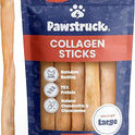 Pawstruck Natural Large 12" Beef Collagen Sticks for Dogs – Long-Lasting Rawhide Alternative, High Protein Treats with Chondroitin & Glucosamine – 5 Pack