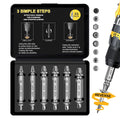 Valentines Day Gifts for Him - Fathers Day Dad Gifts Screw Extractor Set - Tools Gadgets for Men Bolt Extractor Kit - Birthday Stocking Stuffers for Men Husband Boyfriend