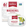 King Oscar Mackerel in Olive Oil, 4.05 Ounce Can (Pack of 6, Packaging May Vary), Skinless & Boneless, Wild Caught Canned Mackerel