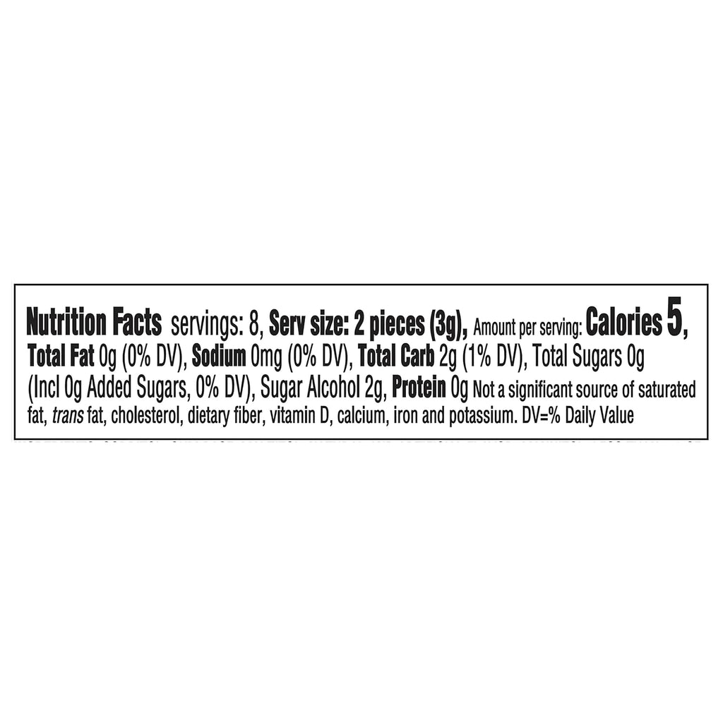 Dentyne Ice Arctic Chill Sugar Free Gum, 9 Packs of 16 Pieces (144 Total Pieces)